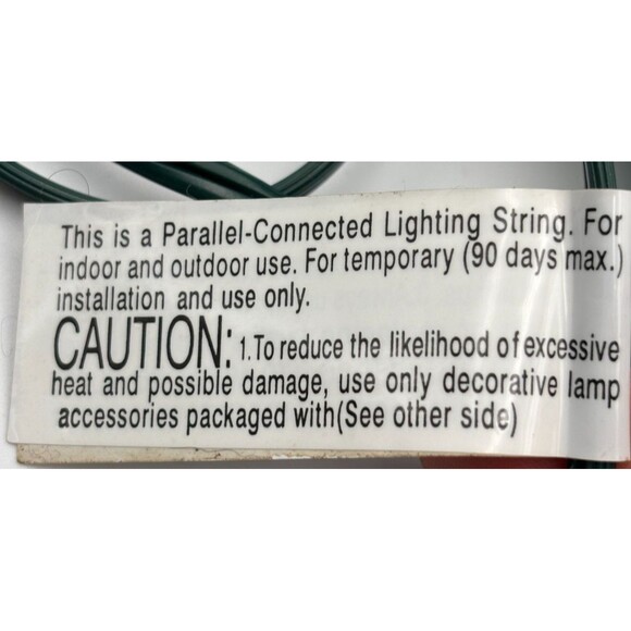 21 Multi-Color Retro Christmas Bubble Lights 7.5' Green Wire - 3 sets Extra bulb - Picture 4 of 8